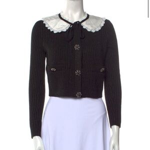 Self-portrait black sweater S